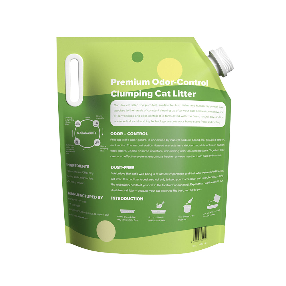 Freecat Premium Clumping Cat Litter-ODOR-CONTROL