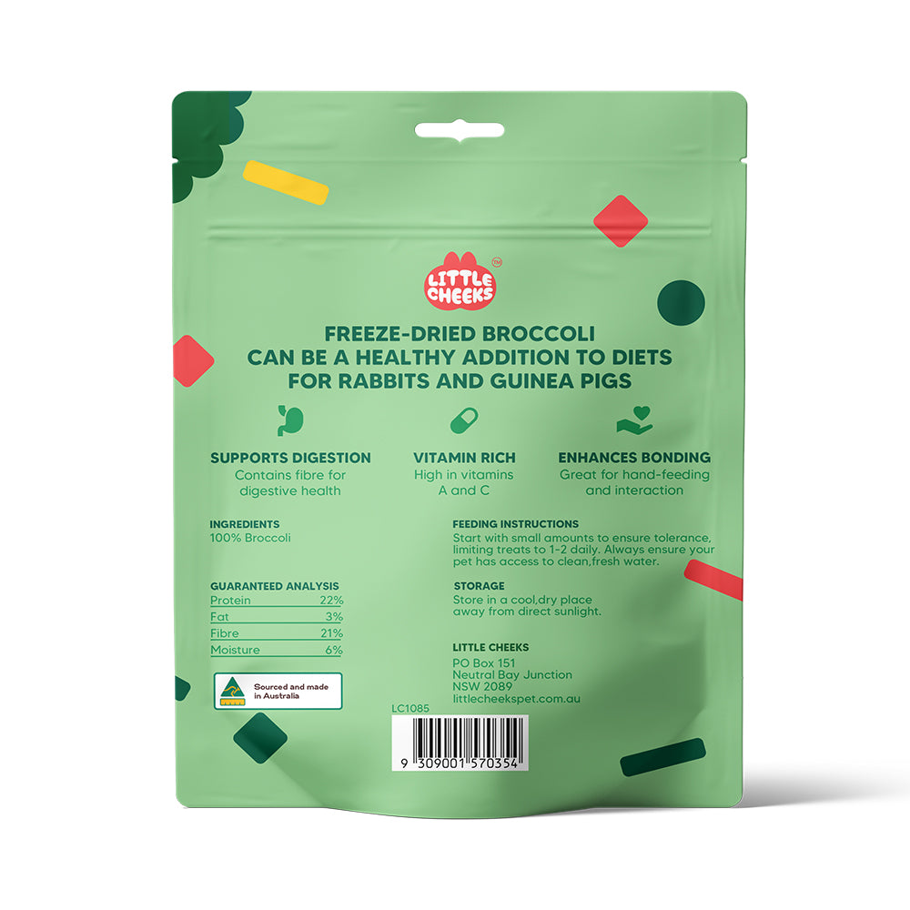 Freeze Dried Broccoli for Small Animals