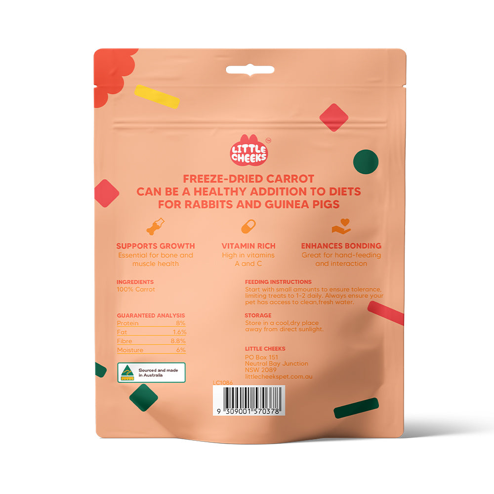 Freeze Dried Carrot for Small Animals