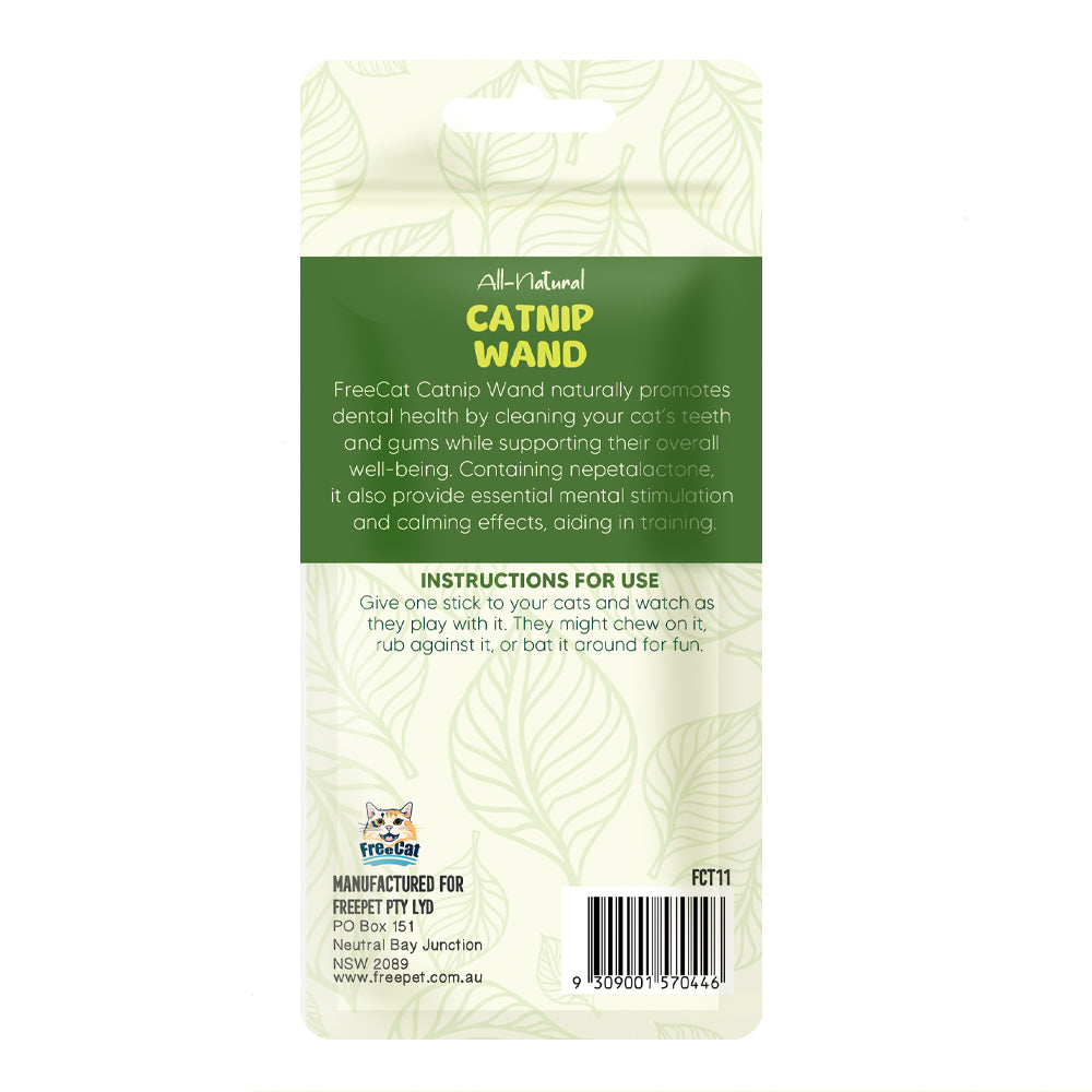 All-Natural Catnip Wand 6pcs