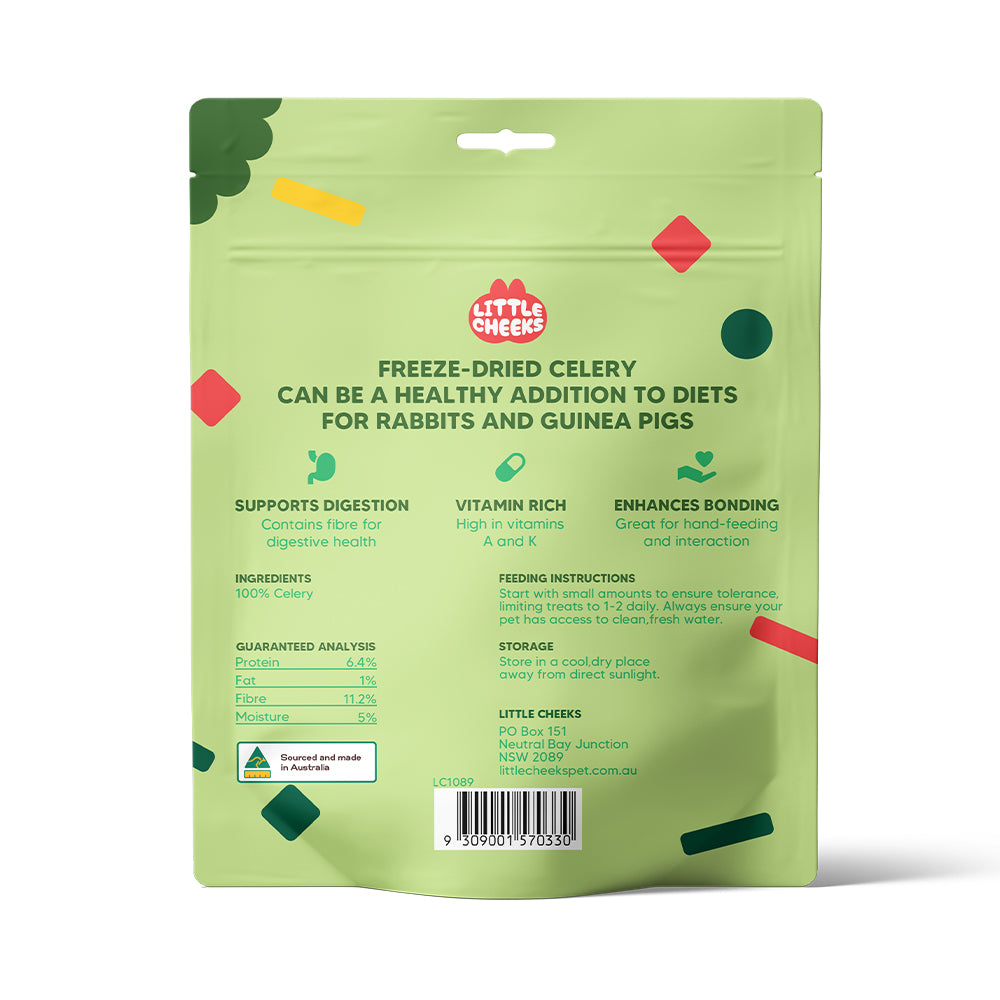 Freeze Dried Celery for Small Animals