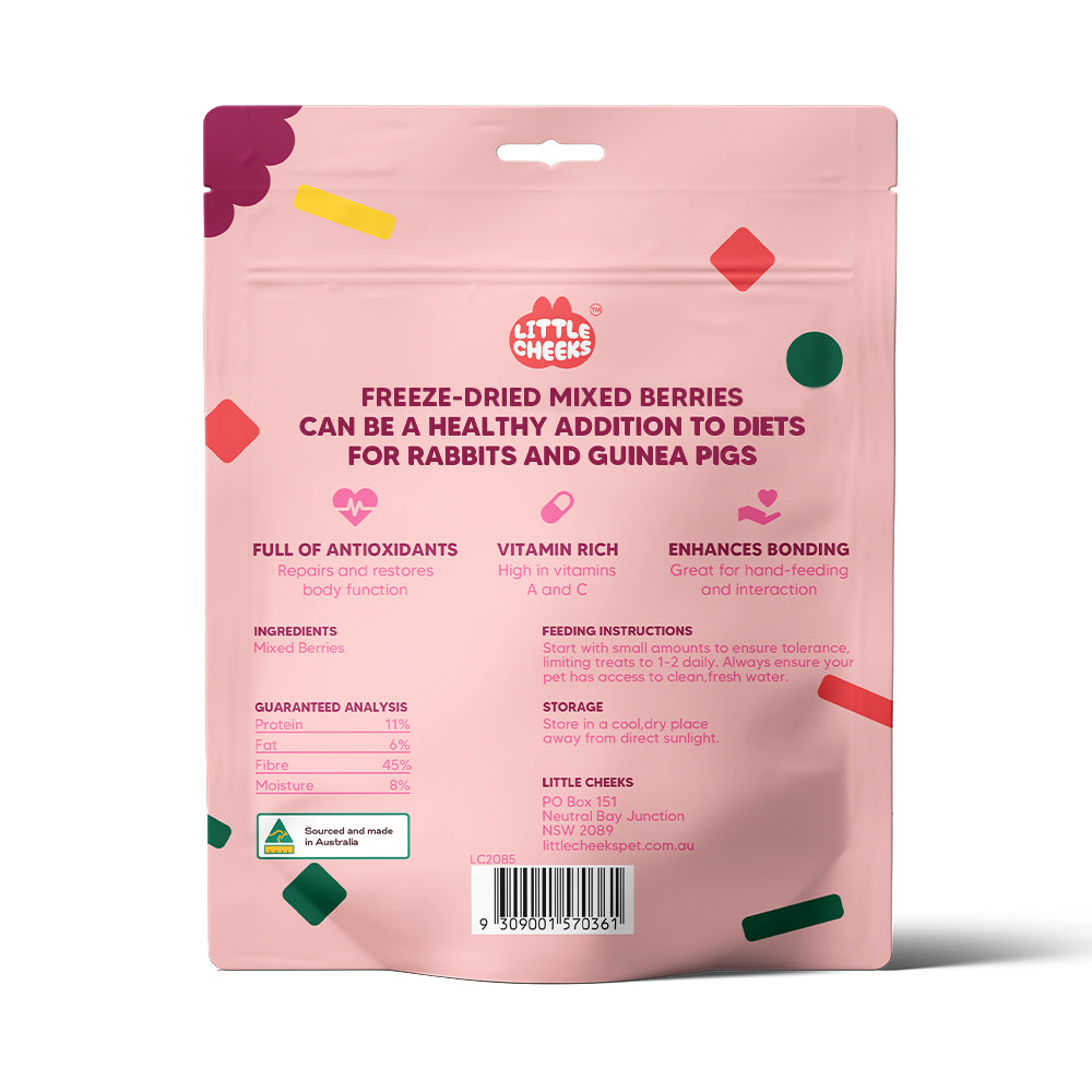 Freeze Dried Mixed Berries for Small Animals