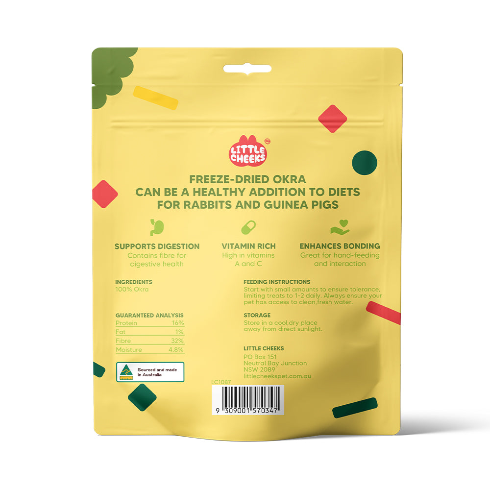 Freeze Dried Okra for Small Animals