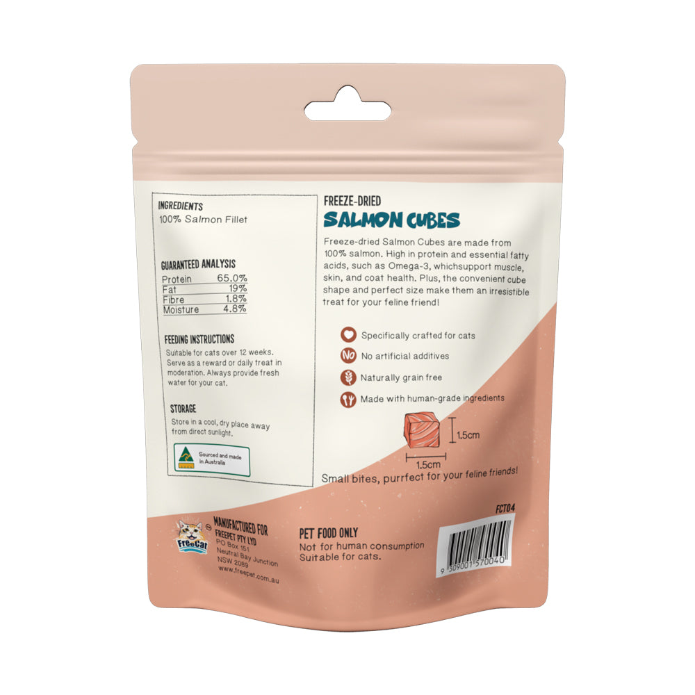 Freeze Dried Salmon Cube Cat Treats
