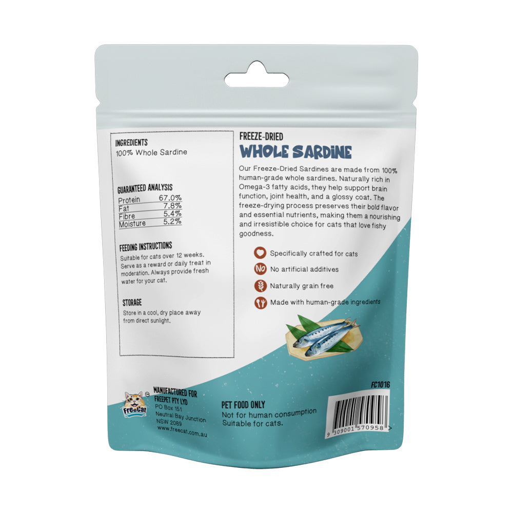 FreeCat Freeze Dried Sardine 50g